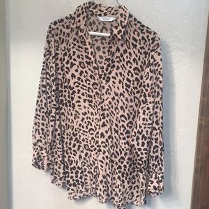 Leopard print blouse